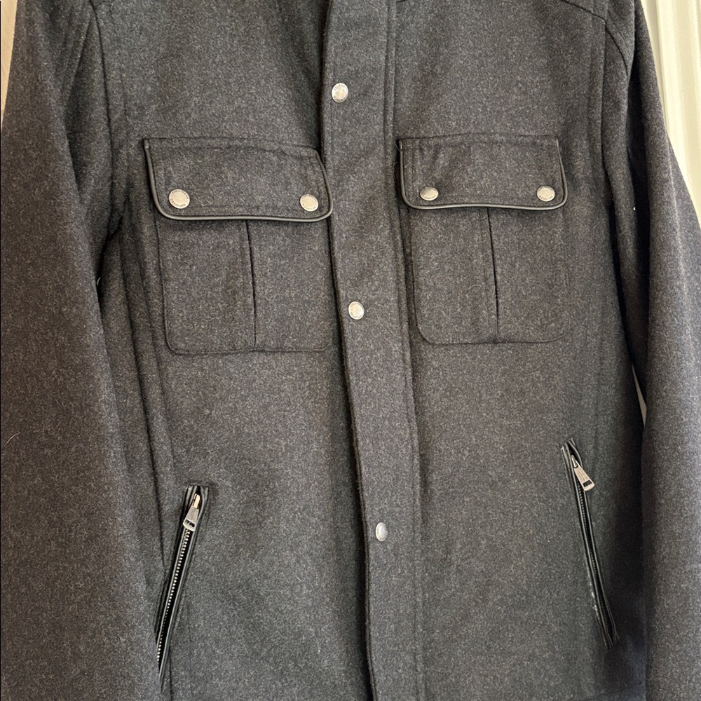 Lined, wool jacket - image 3